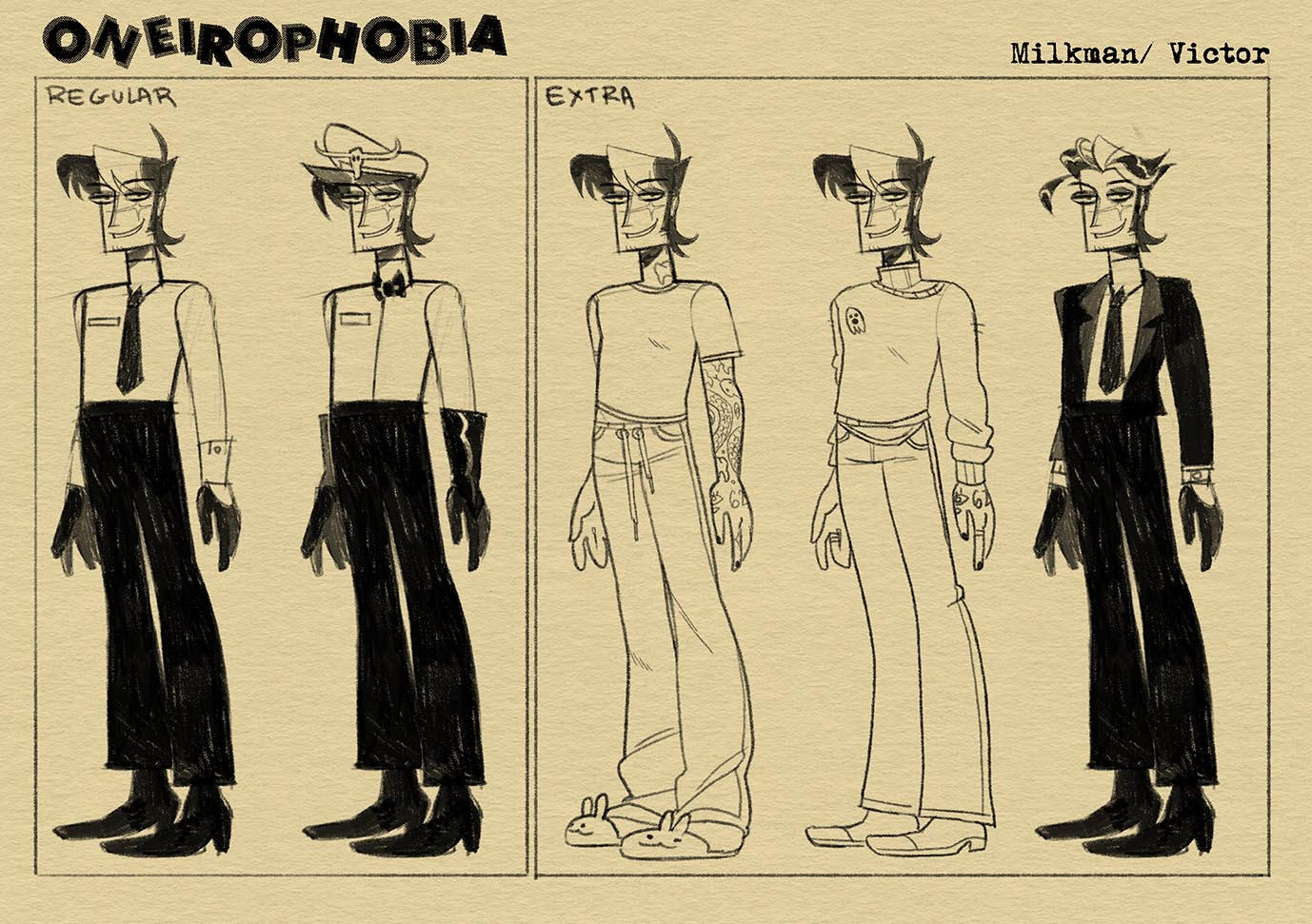 character design for scifi comic